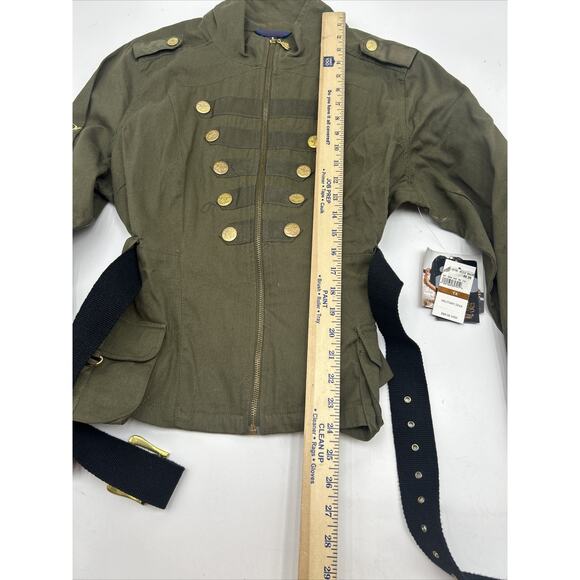 NWT Beyoncé Dereon Military Diva Full ZIP Jacket Size 1X ARMY GREEN - Picture 5 of 9